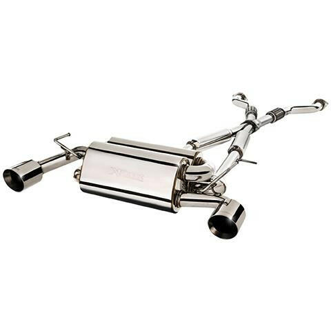 XForce Twin 2.5” Stainless Cat-Back Exhaust System | 2009-2020 Nissan 370Z (ES-N370Z-CBS).