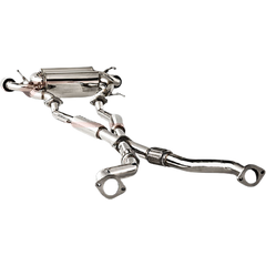 XForce Twin 2.5” Stainless Cat-Back Exhaust System | 2009-2020 Nissan 370Z (ES-N370Z-CBS).
