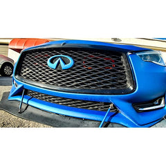 Velossa Tech BIG MOUTH Full Kit Intake Snorkel | 2016-2022 Infiniti Q60 Red Sport (VT-BM-0225-PBLU-BLK-RECT)