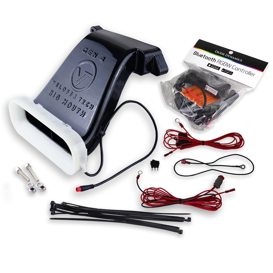 Velossa Tech BIG MOUTH Full Lit Kit Intake Snorkel | 2016-2018 Ford Focus RS (VT-BM-1030)
