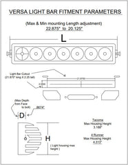 Southern Style 2016-2023 Tacoma Slimline Hybrid Full Plate Versa bumper.