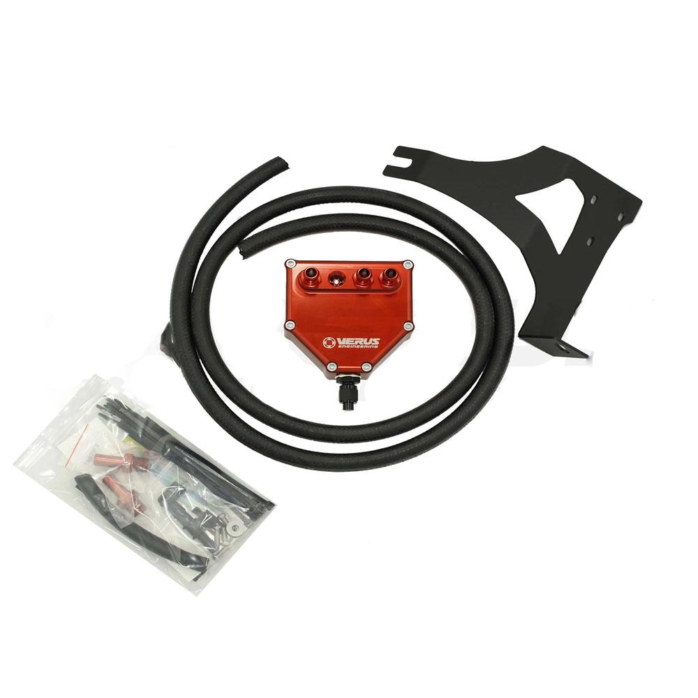 Verus Engineering Anodized Dual Air Oil Separator | 2013-2020 BRZ/FR-S/86 (A0002A-BLK)