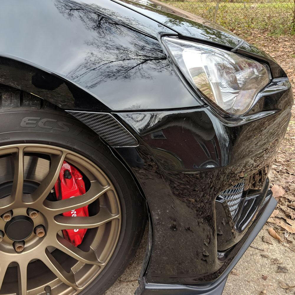 Verus Engineering Carbon Fiber Side Marker Replacement Kit | 2013-2021 BRZ/FR-S/86 (A0141A).
