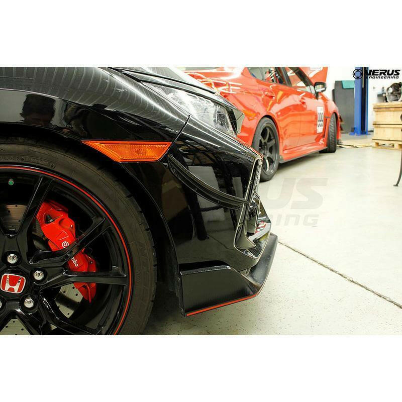 Verus Engineering Dive Planes / Canards | 2017-2021 Honda Civic Si/Type-R (A0185A).