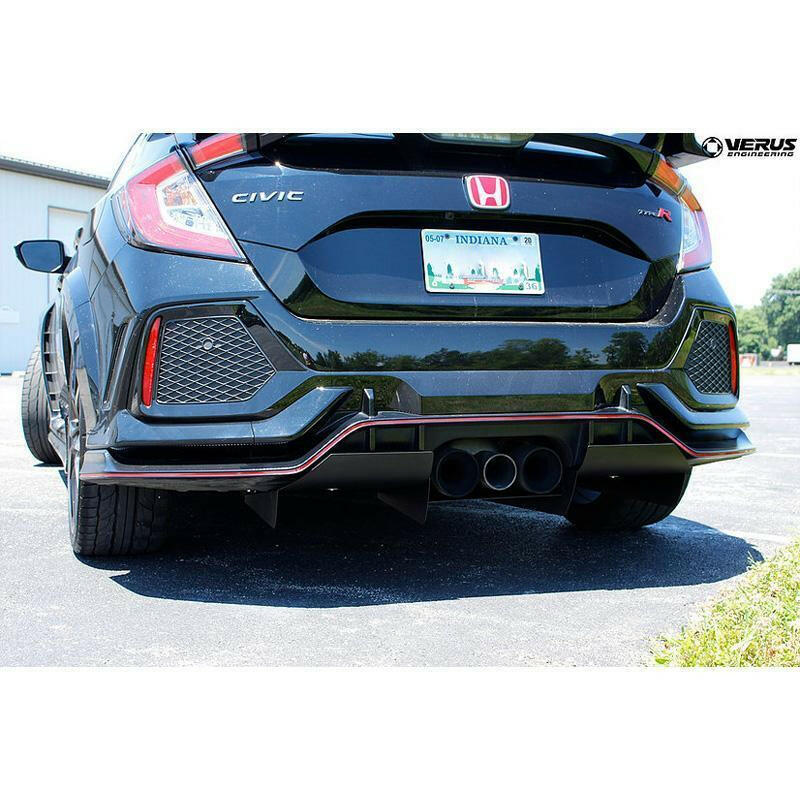 Verus Engineering Rear Diffuser | 2017-2021 Honda Civic Type-R (A0192A).