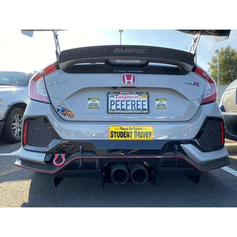 Verus Engineering Rear Diffuser | 2017-2021 Honda Civic Type-R (A0192A).