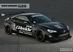 Volk G25 5x114.3 19” Formula Silver / Black Clear Wheels.