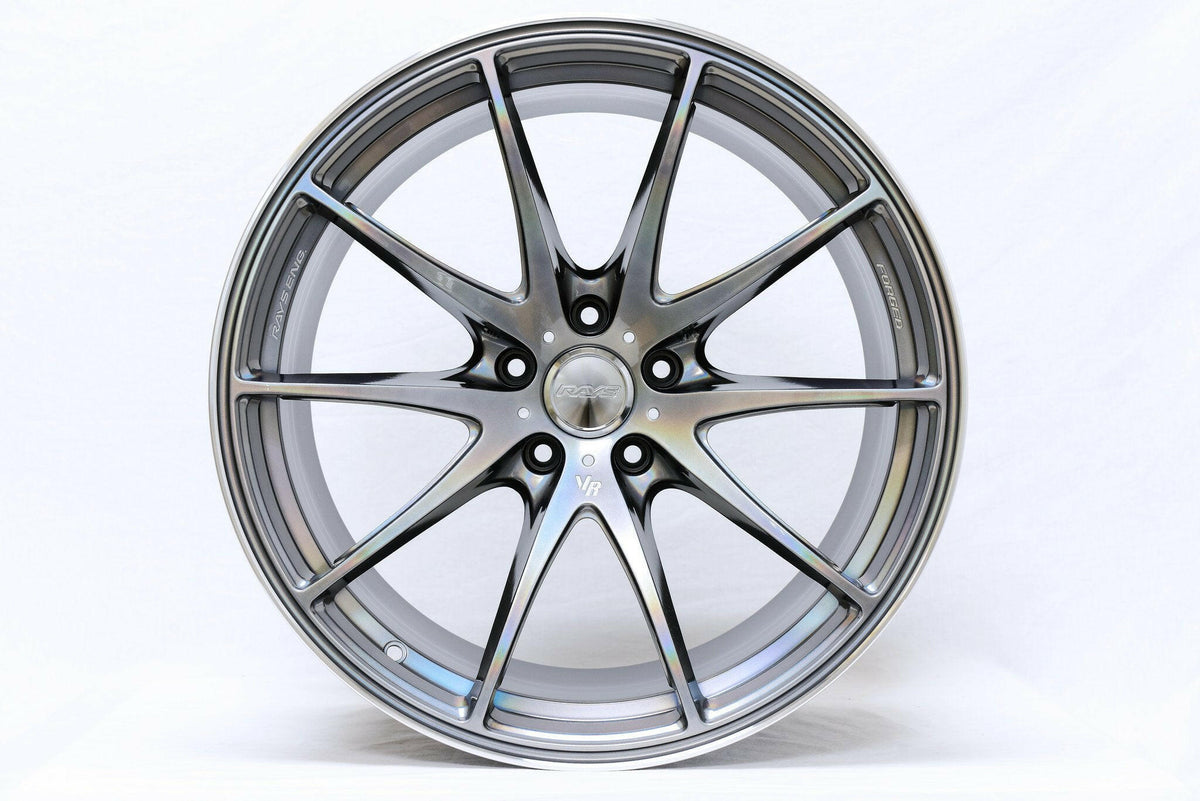 Volk G25 5x120 20” Mercury Silver II Wheels.