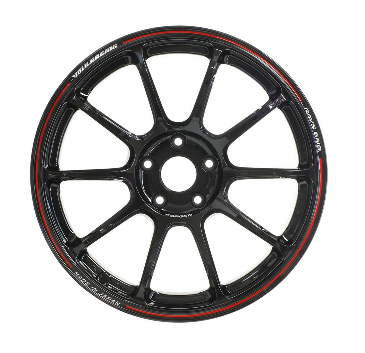 Volk ZE40 Time Attack 5x114.3 18” Black / REDOT Wheels.