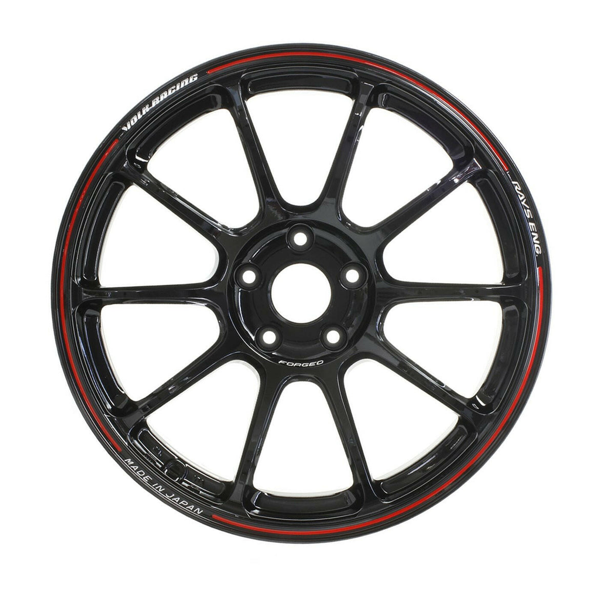 Volk ZE40 Time Attack 5x114.3 18” Black / REDOT Wheels.
