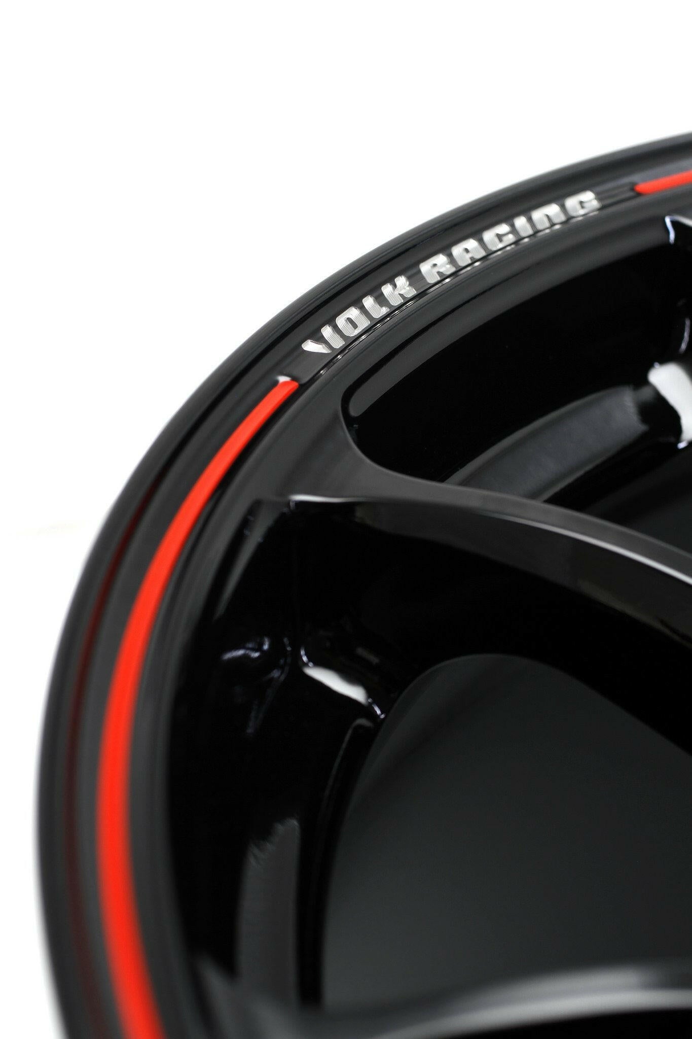 Volk ZE40 Time Attack 5x114.3 18” Black / REDOT Wheels.