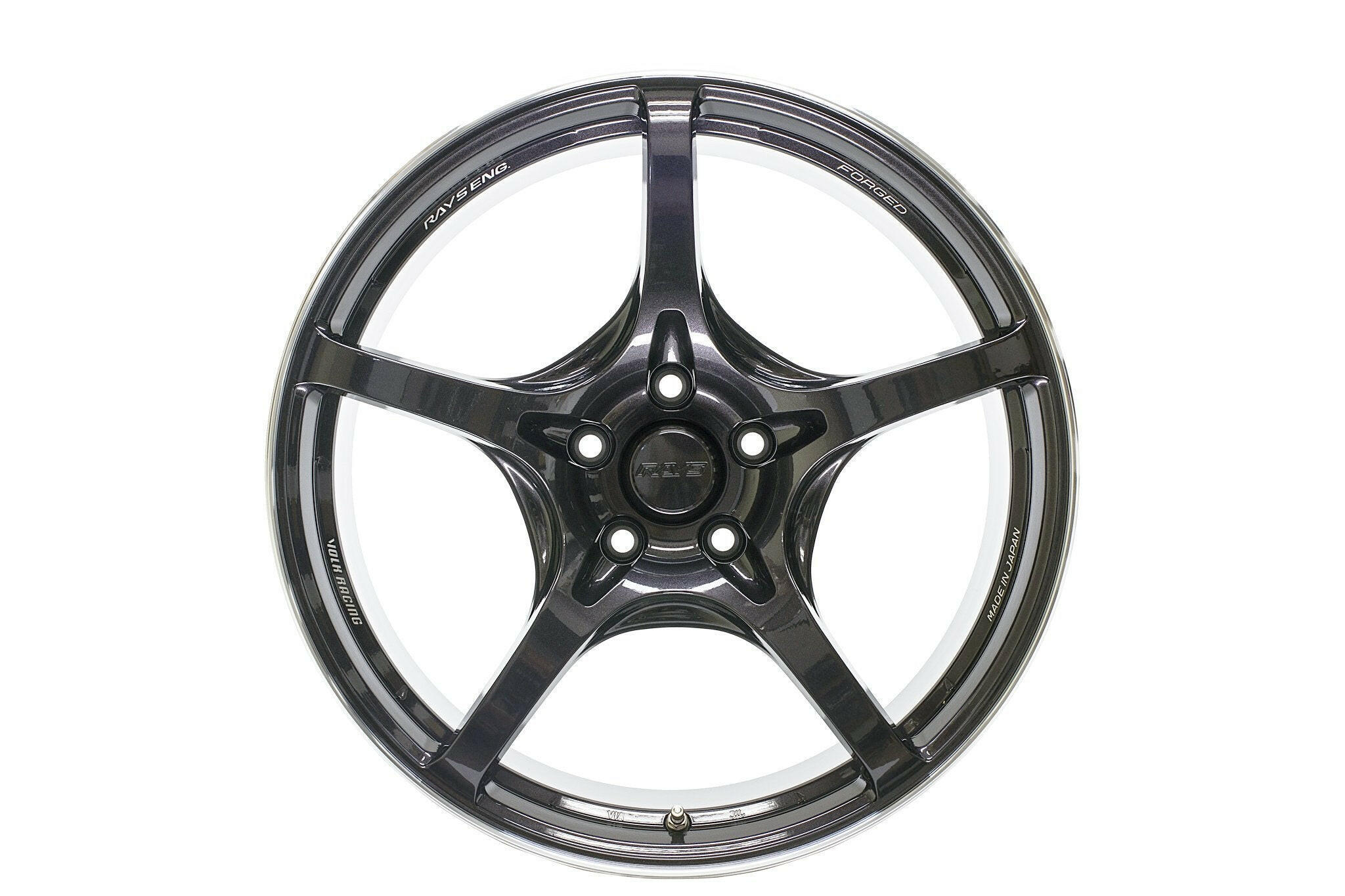 Volk G50 5x114.3 18” Dark Purple Gunmetal Wheels.