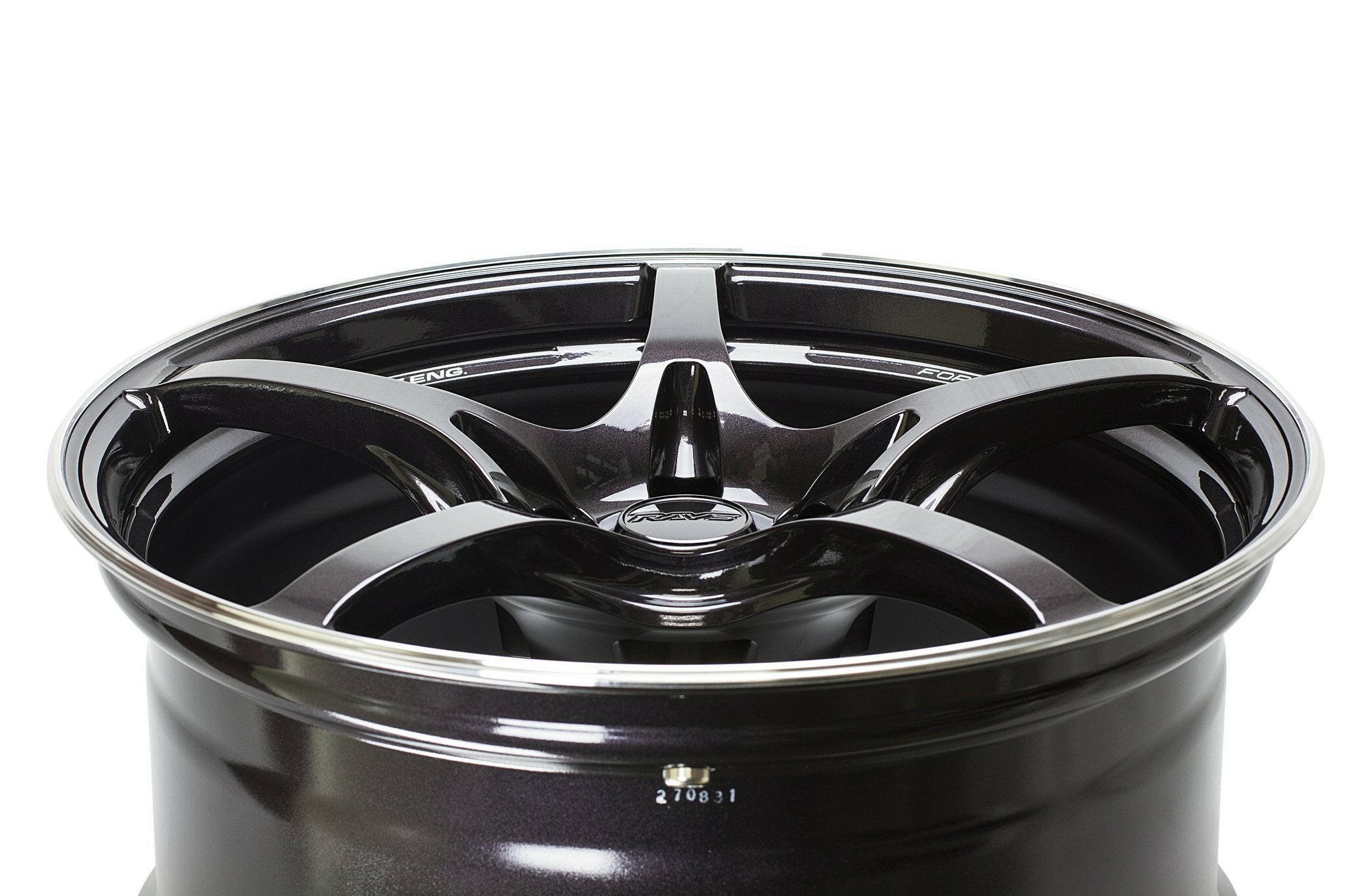 Volk G50 5x114.3 18” Dark Purple Gunmetal Wheels.