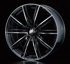 WedsSport SA-54R 5x100 17” Hyper Black Clear Wheels.