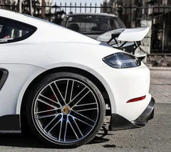 Carbon Fiber Rear Diffuser - Porsche 718 Cayman/Boxster (2016-2023).