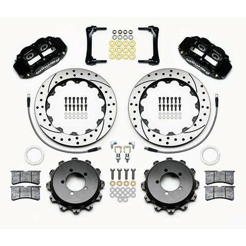 Wilwood 4R Rear Drilled Big Brake Kit | 2022 Subaru BRZ/Toyota 86 and 2013-2021 Subaru BRZ/Scion FR-S/Toyota 86 (140-12871-D).