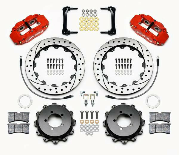 Wilwood 4R Rear Drilled Big Brake Kit | 2022+ Subaru BRZ/Toyota 86 and 2013-2021 Subaru BRZ/Scion FR-S/Toyota 86 (140-12871-DR).