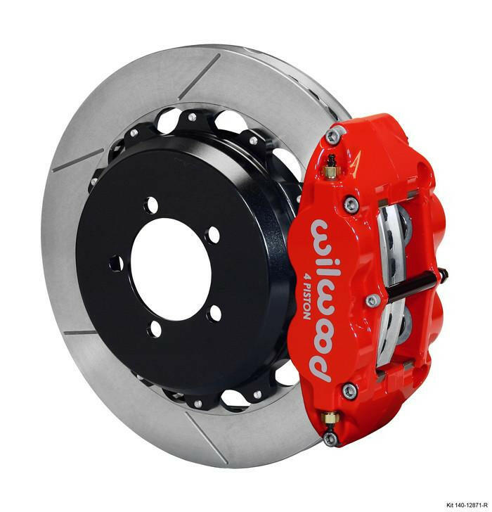 Wilwood 4R Slotted Rear Big Brake Kit | 2022+ Subaru BRZ/Toyota 86 and 2013-2021 Subaru BRZ/Scion FR-S/Toyota 86 (140-12871-R).