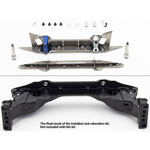 Wisefab Front Drift Angle Lock Kit with Rack Relocation | 2003-2008 Infiniti G35 and 2003-2009 Nissan 350Z (WF350 INS).