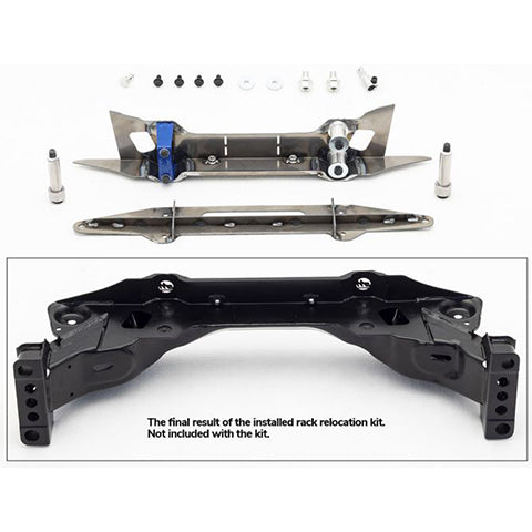 Wisefab Front Rack Relocation Kit | 2003-2008 Infiniti G35 and 2003-2008 Nissan 350Z (WF359).