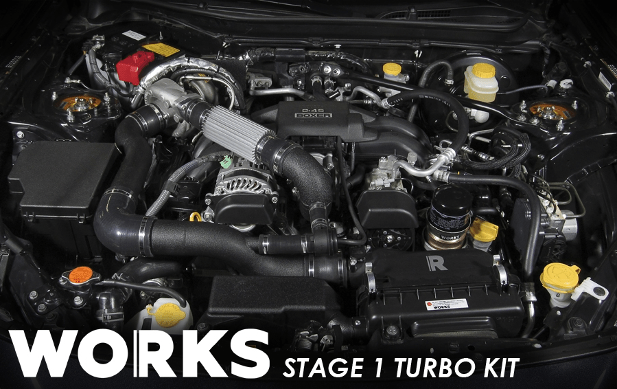 WORKS Stage 1 Simple Turbo Kit - Tuner Kit | 2013-2021 BRZ/FR-S/86 MT (142.211MT).