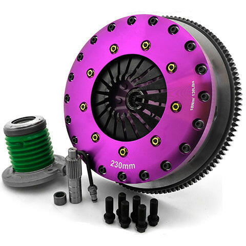 XClutch Twin Solid Ceramic Clutch Kit | 2015-2022 Ford Mustang EcoBoost (XKFD23697-2E).