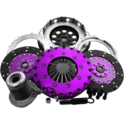 XClutch Twin Solid Organic Clutch Kit | 2015-2022 Ford Mustang EcoBoost (XKFD23697-2G).
