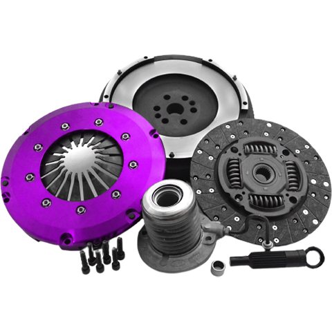 XClutch Stage 1 Single Sprung Organic Clutch Kit | 2015-2022 Ford Mustang EcoBoost (XKFD24682-1A).