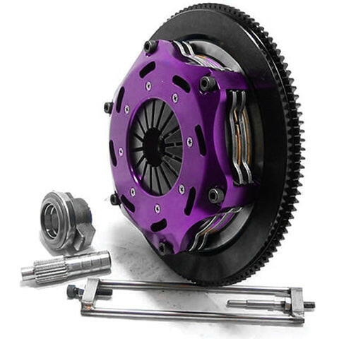 XClutch Twin Solid Ceramic Clutch Kit | 1997-2006 Mitsubishi Lancer Evo 4/5/6/7/8/9 (XKMI18522-2E).