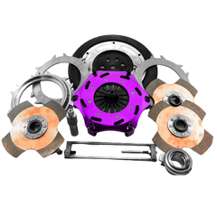 XClutch Triple Solid Ceramic Clutch Kit | 1997-2006 Mitsubishi Lancer Evo 4/5/6/7/8/9 (XKMI18522-3E).