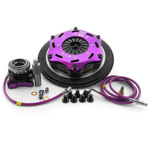 XClutch Twin Solid Ceramic Clutch Kit | 1997-2006 Mitsubishi Lancer Evo 4/5/6/7/8/9 (XKMI18682-2E).