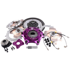XClutch Triple Solid Ceramic Clutch Kit | 1997-2006 Mitsubishi Evo 4/5/6/7/8/9 (XKMI18682-3E).