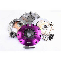 XClutch Twin Solid Ceramic Clutch Kit | 1997-2006 Mitsubishi Lancer Evo 4/5/6/7/8/9 (XKMI20522-2E).