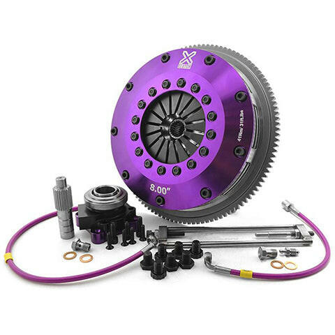 XClutch Twin Solid Ceramic Clutch Kit | 1997-2006 Mitsubishi Lancer Evo 4/5/6/7/8/9 (XKMI20682-2E).