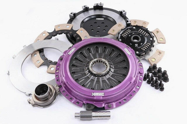 XClutch Stage 5 Twin Sprung Ceramic Clutch Kit | 1996-2006 Mitsubishi Evo 4-9 (XKMI23522-2B).