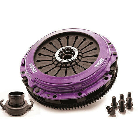 XClutch Twin Solid Ceramic Clutch Kit | 1997-2006 Mitsubishi Lancer Evo 4/5/6/7/8/9 (XKMI23522-2E).