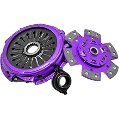 XClutch Stage 2 Single Sprung Ceramic Clutch Kit | 2003-2006 Mitsubishi Evo 8/9 (XKMI24010-1B).