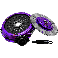 XClutch Stage 2 Single Cushioned Ceramic Clutch Kit | 2003-2006 Mitsubishi Evo 8/9 (XKMI24010-1C).