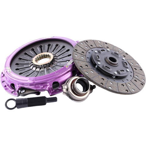 XClutch Stage 1 Sprung Organic Clutch Kit with Steel Backed Facing | 2003-2006 Mitsubishi Evo 8/9 (XKMI24010-1T).