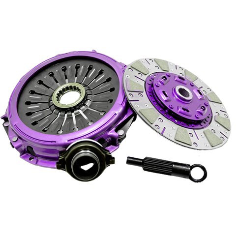 XClutch Stage 2 Single Cushioned Ceramic Clutch Kit | 2008-2015 Mitsubishi Evo X (XKMI24011-1C).