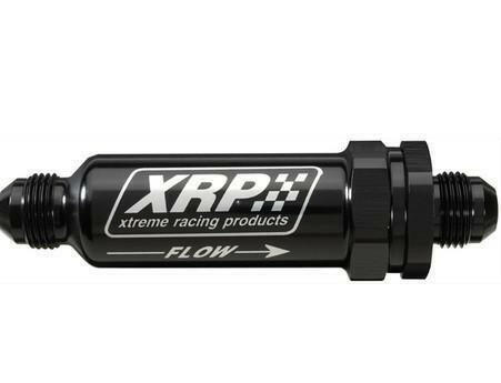 XRP Space Saver -4an In-line 10 Micron Oil Filter (704404FS10).