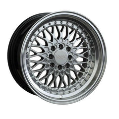 XXR 536 ”Web Wurks” 5x100/114.3 17x9” +25mm Offset Silver ML Wheels.