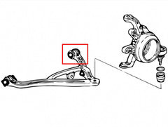 Hardrace Rear Lower Arm Bushings (Front Side) (Pillowball) - 00-09 S2000.