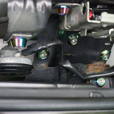 ZSPEC Dress Up Bolts® Stainless/Billet Fastener Kit | 2008-2015 Mitsubishi Evo X (00843612113061).