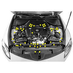 ZSPEC ”Stage 2” Dress Up Bolts® Stainless/Billet Fastener Kit | 2023+ Nissan Z (00843612141514).